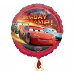 18 İnç Cars Birthday Champ Folyo Balon