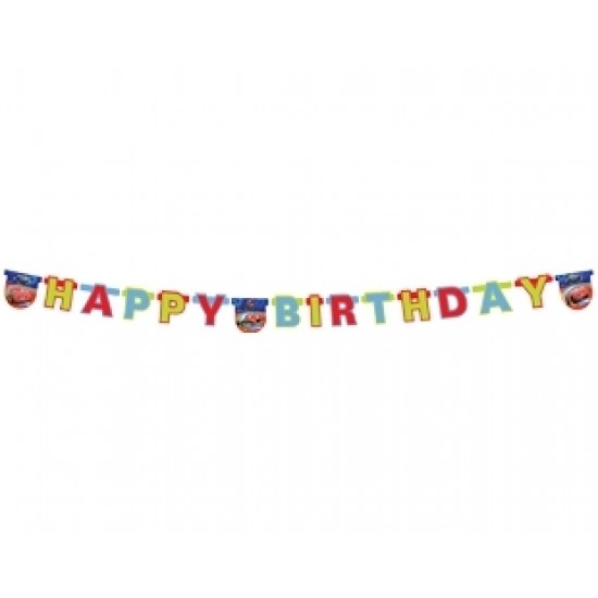 Cars Red Happy Birthday Set