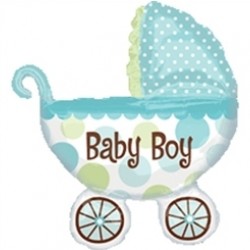 Supershape Baby Buggy Boy Folyo Balon