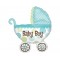 Supershape Baby Buggy Boy Folyo Balon